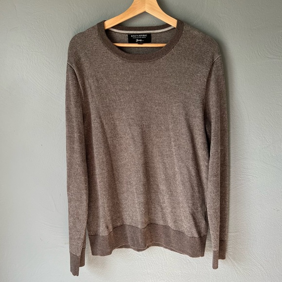 Italian Wool Banana Republic Sweater Sz L - Picture 1 of 5